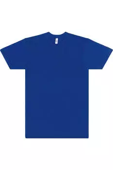 Футболка Los Angeles Apparel USA-Made 50/50 Поли/Хлопок, цвет lapis