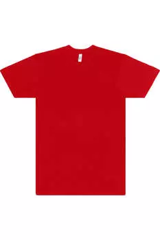 Футболка Los Angeles Apparel USA-Made 50/50 Поли/Хлопок, красный