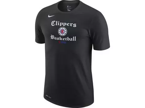 Футболка los angeles clippers men's city edition story Nike, черный