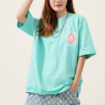Футболка Los Angeles Dodgers унисекс мятного цвета Mlb, цвет Mint