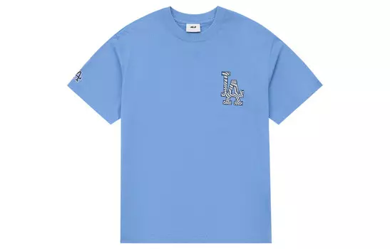 Футболка Los Angeles Dodgers унисекс небесно-голубая Mlb, голубой