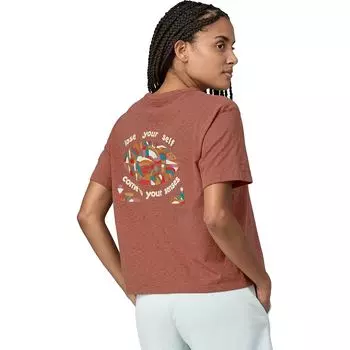 Футболка lose it easy cut responsibili Patagonia, цвет sienna clay