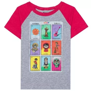 Футболка Loteria для малышей Hybrid Hispanic Heritage Month CoCo, цвет Red Htr