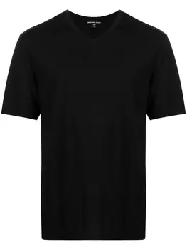 Футболка Lotus с V-образным вырезом James Perse, черный
