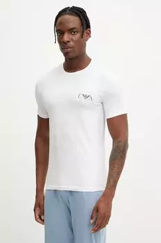 Футболка Lounge 2 шт Emporio Armani Underwear, темно-синий