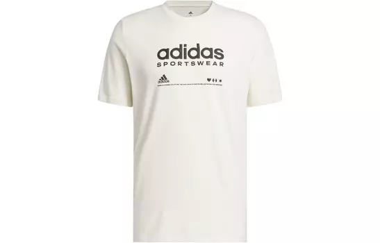 Футболка Lounge мужская белая Adidas, белый
