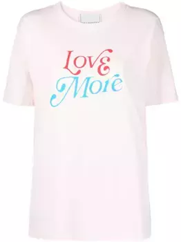 Футболка Love More Philosophy Di Lorenzo Serafini, розовый