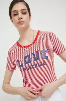 Футболка Love Moschino, красный