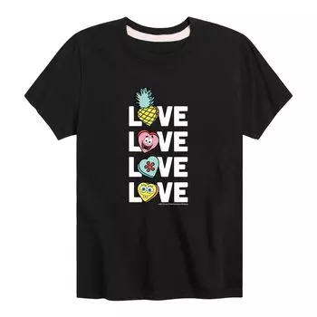 Футболка Love с Губкой Бобом для мальчиков 8–20 лет Licensed Character