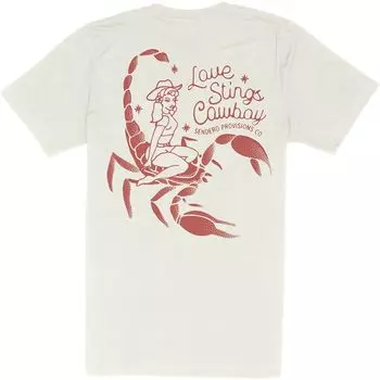 Футболка Love stings Sendero Provisions Co., белый