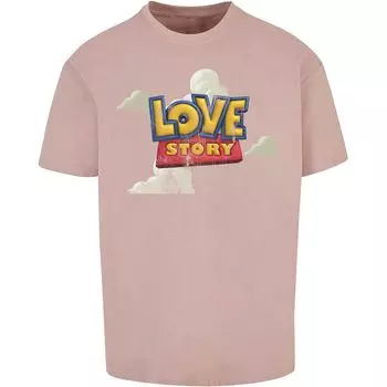Футболка Love Story Heavy Oversize T-Shirt Mister Tee, цвет Rose