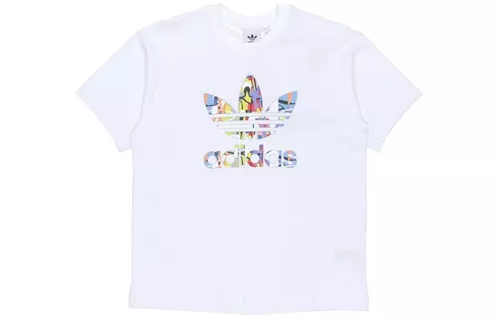 Футболка LOVE UNITES унисекс белая Adidas Originals, белый