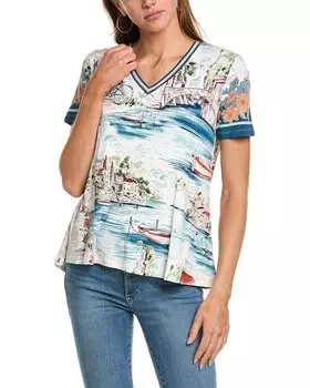 Футболка любимой Джейни была «Джонни был маленьким» Johnny Was, цвет multi