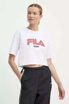 Футболка Lucena из хлопка Fila, белый