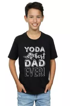 Футболка «Лучший папа Йода» Star Wars, черный