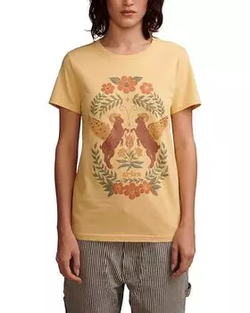 Футболка Lucky Brand Aries Classic Crew, цвет New Wheat