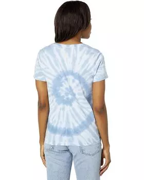 Футболка Lucky Brand Tie-Dye Spiritual Eye Classic Crew Tee, цвет Moonlight Blue