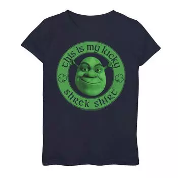 Футболка Lucky Shirt для девочек 7–16 лет с головой Шрека Licensed Character