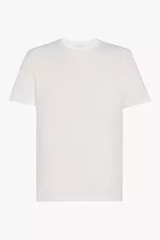 Футболка Люка из хлопка The Row, белый