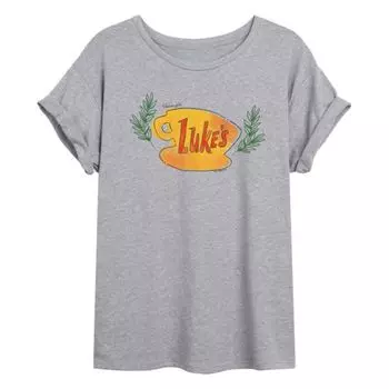 Футболка Luke's Coffee от Juniors Gilmore Girls Licensed Character, серый