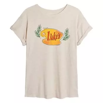 Футболка Luke's Coffee от Juniors Gilmore Girls Licensed Character, бежевый