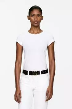 Футболка Luna облегающая Arket, белый