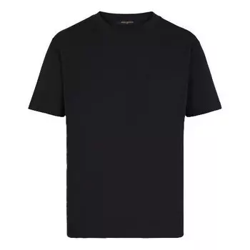Футболка lv half damier pocket short sleeve for men black Louis Vuitton, черный