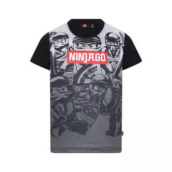 Футболка LWTAYLOR 618 черная утепленная LEGO WEAR, цвет schwarz