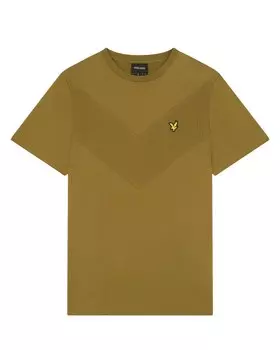 Футболка Lyle & Scott Chevron, оливковое