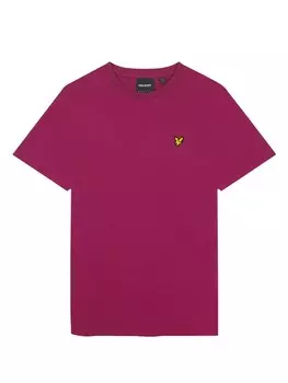 Футболка Lyle & Scott, цвет weinrote