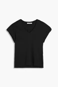Футболка Lynne из хлопкового джерси DEREK LAM 10 CROSBY, черный