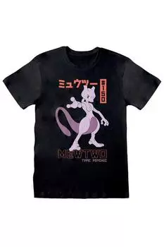 Футболка Мьюту Pokemon, черный