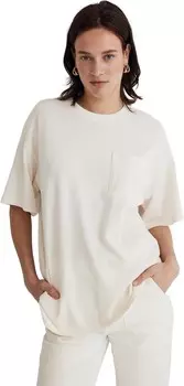 Футболка Madewell Garment-Dyed Oversized Pocket Tee, цвет Lighthouse