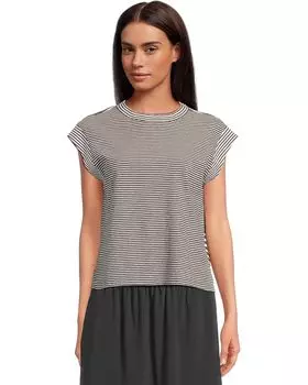 Футболка Madewell Linen Muscle Tee, цвет Dark Surplus