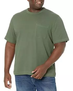 Футболка Madewell Mohonk Waffle Short Sleeve Pocket, цвет Foraged Green