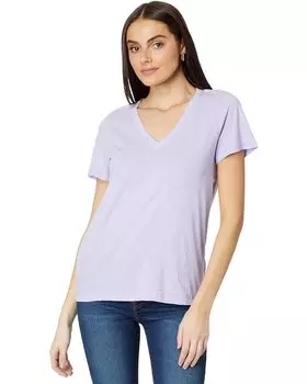Футболка Madewell Whisper Cotton V-Neck, цвет Subtle Lavender