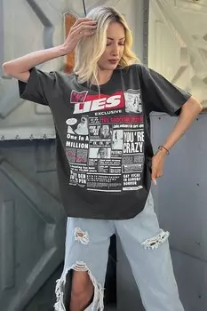 Футболка Madmext, антрацит