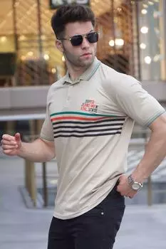 Футболка Madmext, бежевый