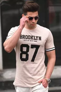 Футболка Madmext, бежевый