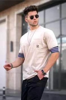 Футболка Madmext, бежевый