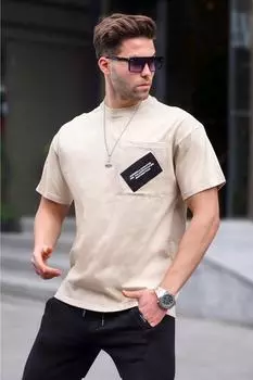 Футболка Madmext, бежевый