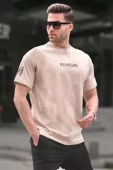 Футболка Madmext, бежевый