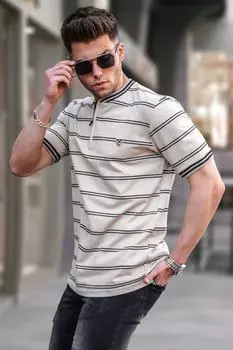 Футболка Madmext, бежевый