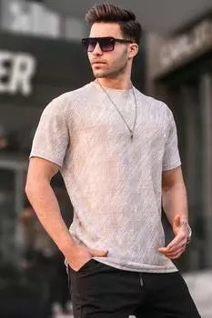 Футболка Madmext, бежевый