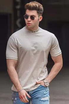 Футболка Madmext, бежевый