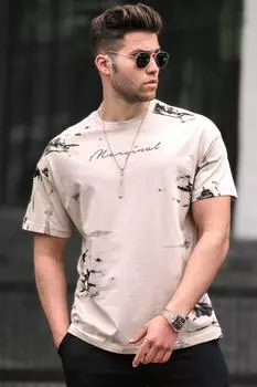 Футболка Madmext, бежевый