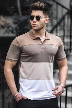 Футболка Madmext, бежевый