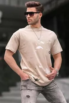 Футболка Madmext, бежевый