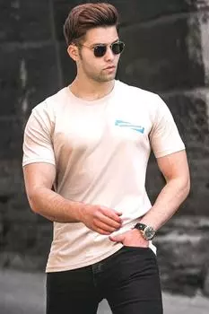 Футболка Madmext, бежевый