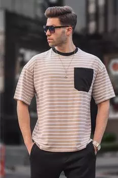 Футболка Madmext, бежевый